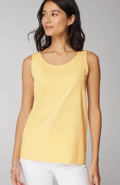 Pima-Stretch Knit Tank
