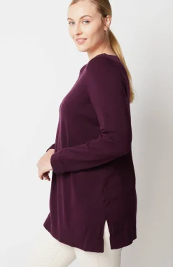 Pintucked Sweater-Tunic