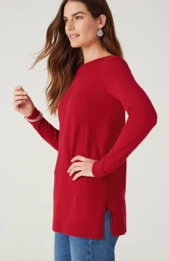 Pintucked Sweater-Tunic