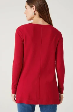 Pintucked Sweater-Tunic