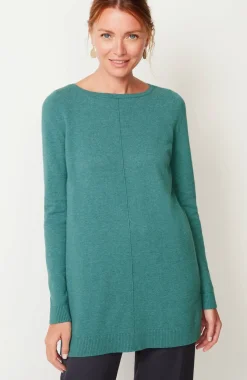 Pintucked Sweater-Tunic