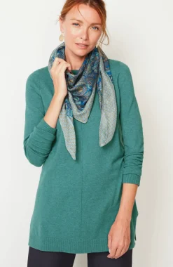Pintucked Sweater-Tunic
