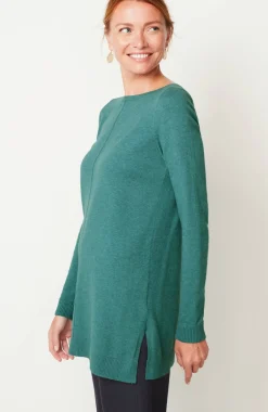 Pintucked Sweater-Tunic
