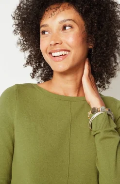 Pintucked Sweater-Tunic