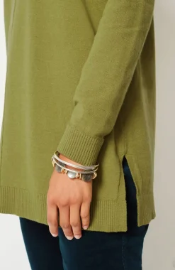 Pintucked Sweater-Tunic