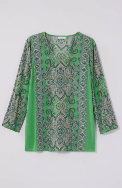 Placed-Paisley Top