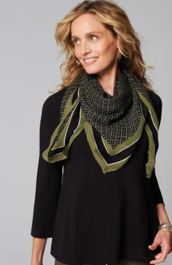 Playful Geo Square Scarf