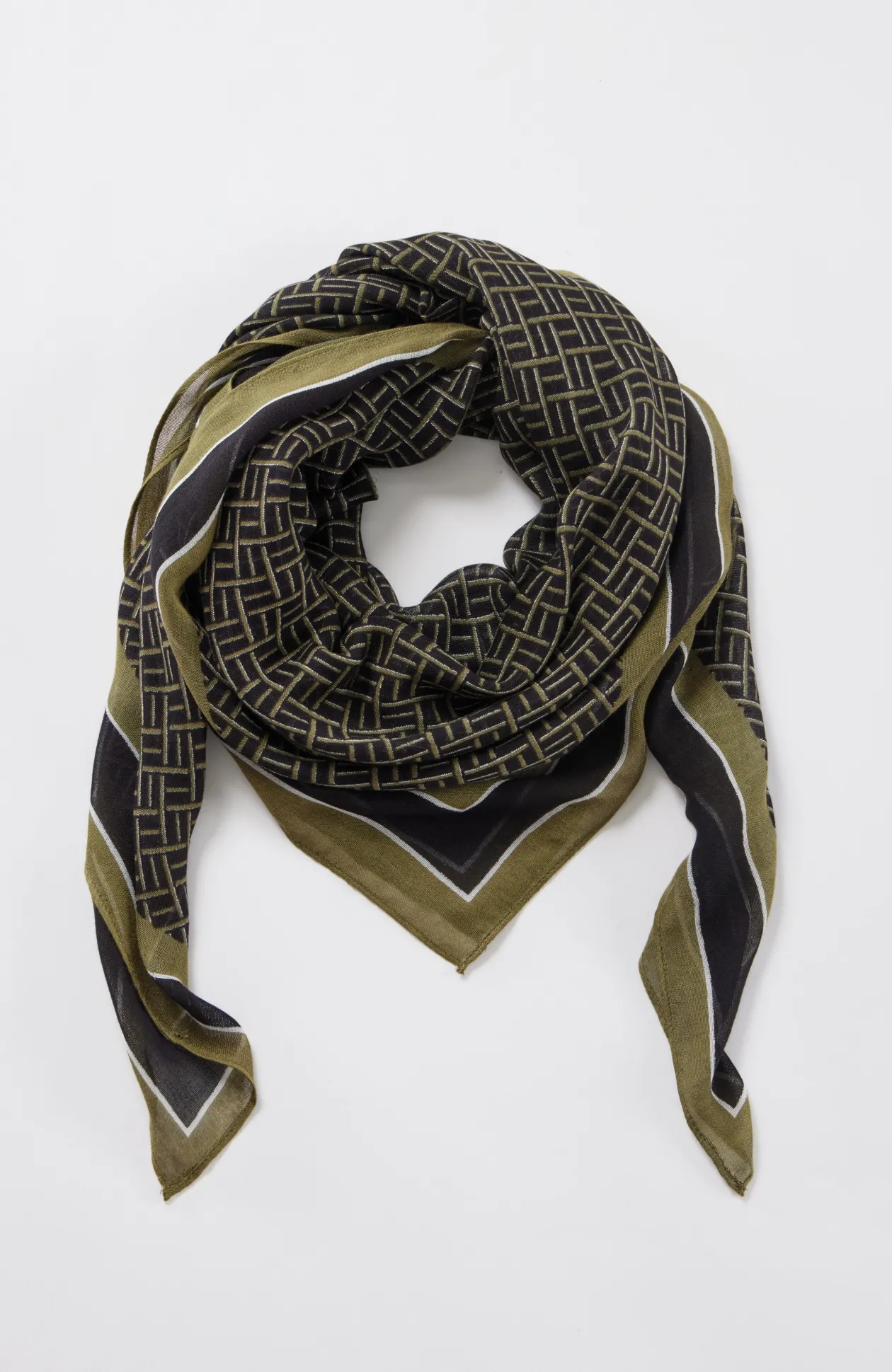 Playful Geo Square Scarf