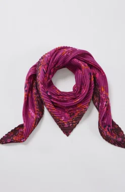 Pleated Square Scarf