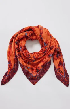 Pleated Square Scarf
