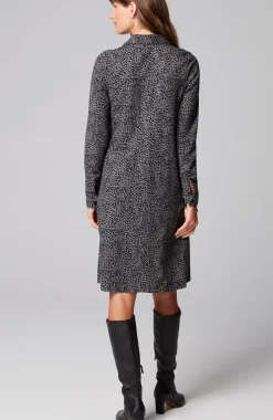 Ponte Knit Shirtdress