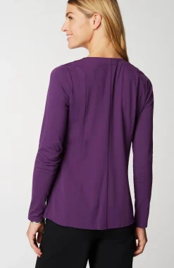 Ponte V-Neck Top