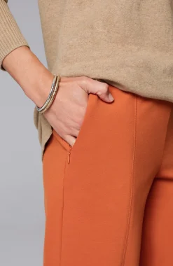 Ponte Wide-Leg Pants