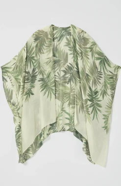 Printed Textured Ruana