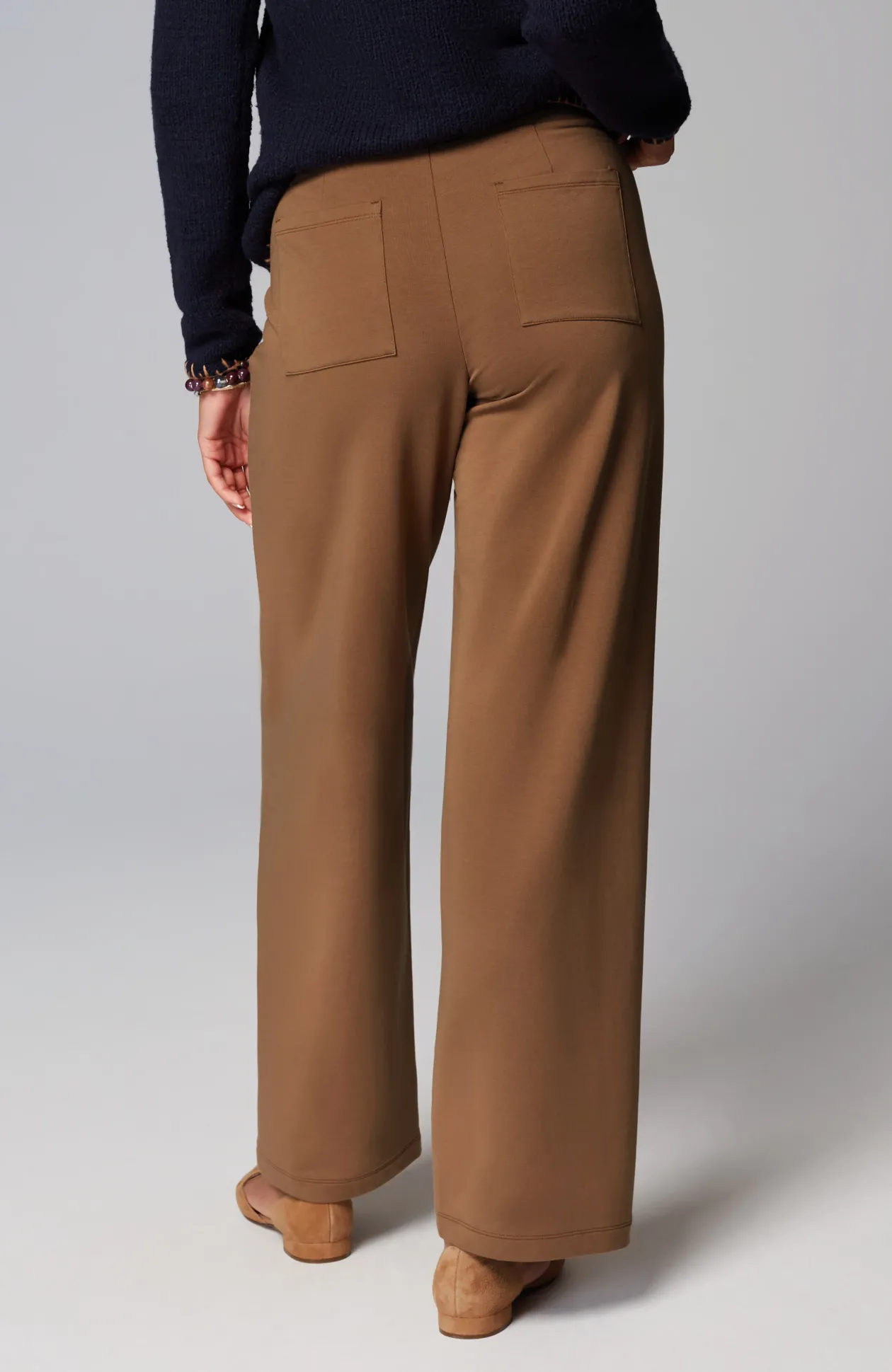 Pure Jill Affinity Pull-On Wide-Leg Pants