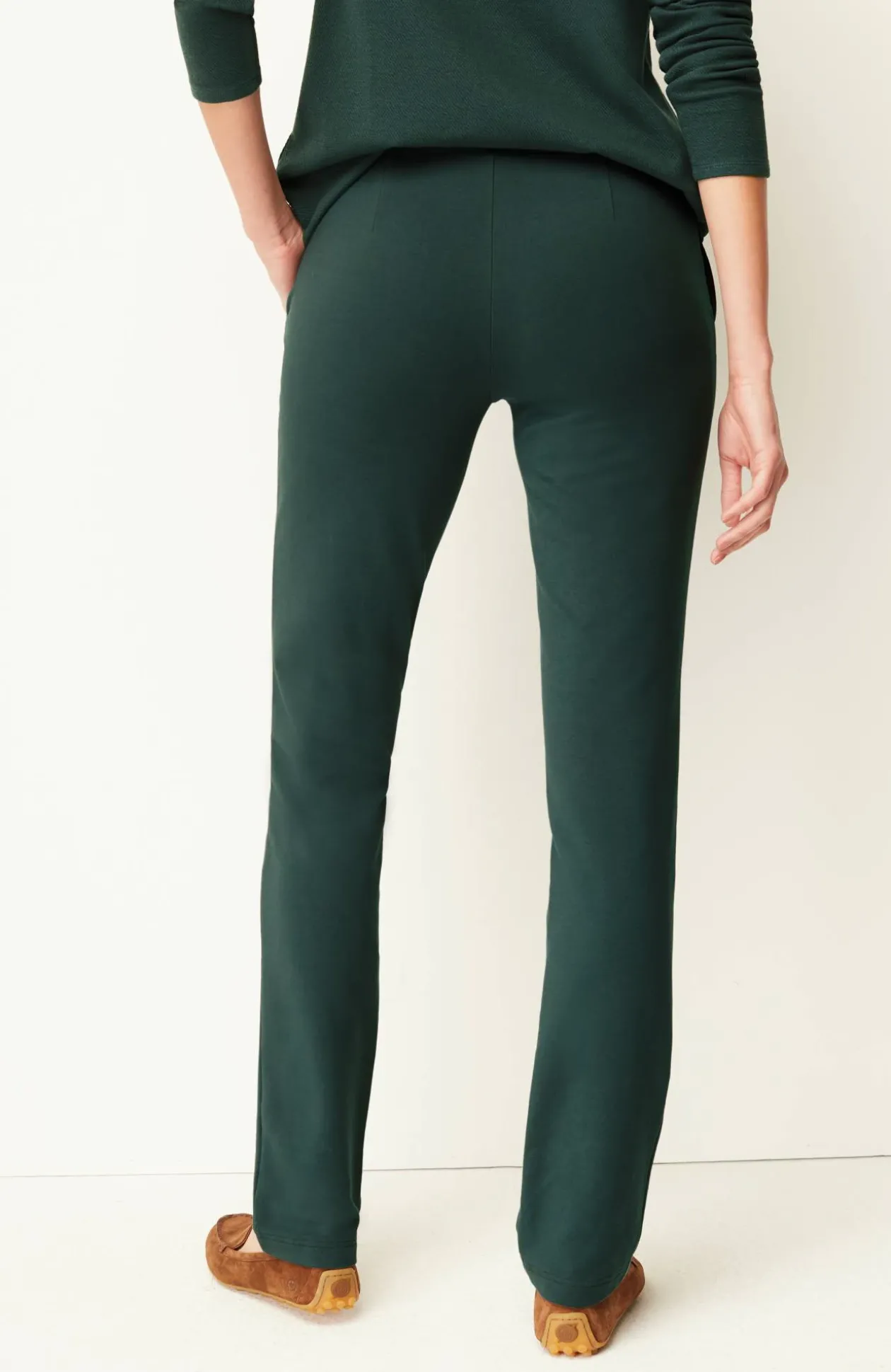 Pure Jill Affinity Slim-Leg Pants