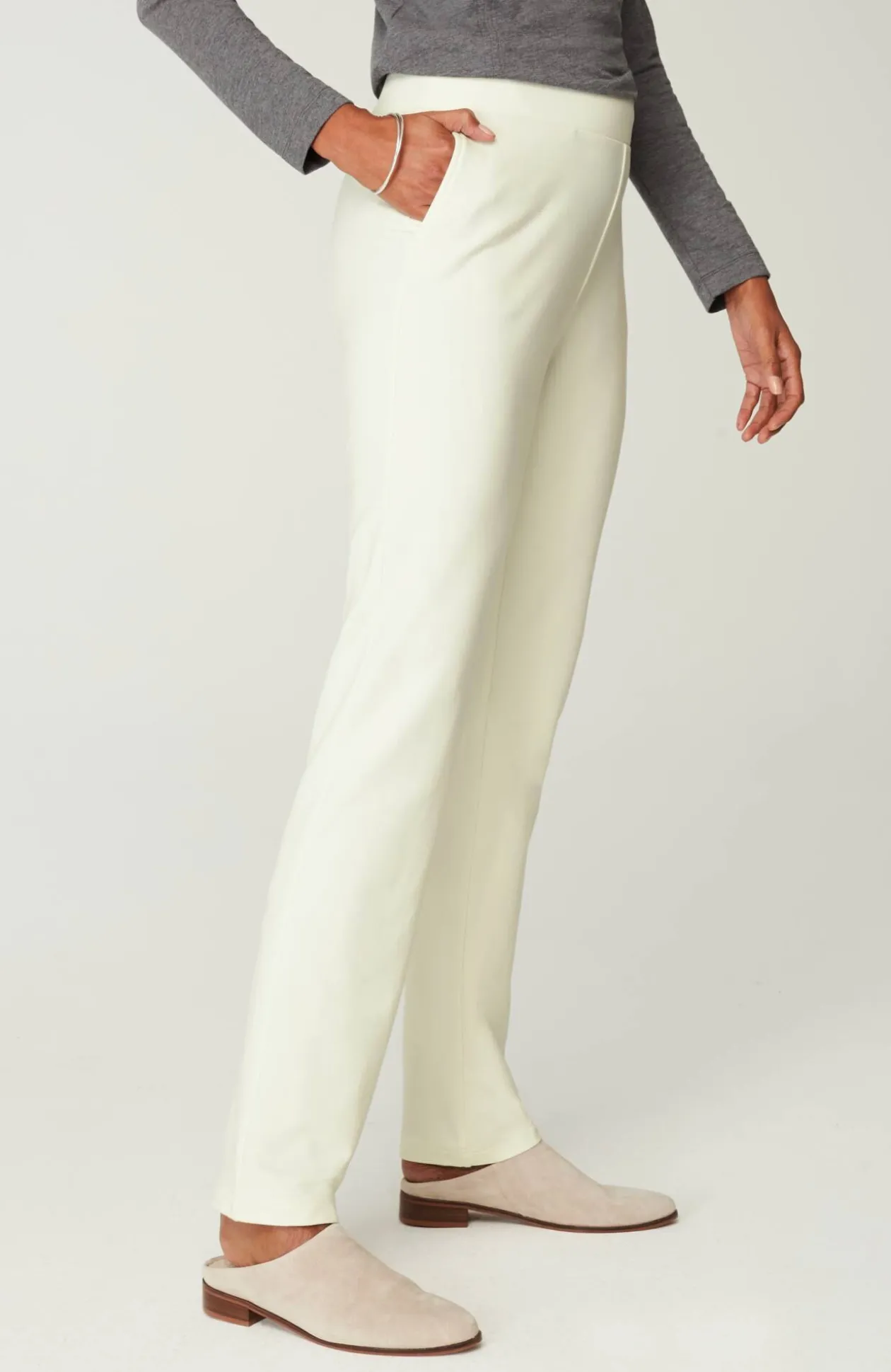 Pure Jill Affinity Slim-Leg Pants