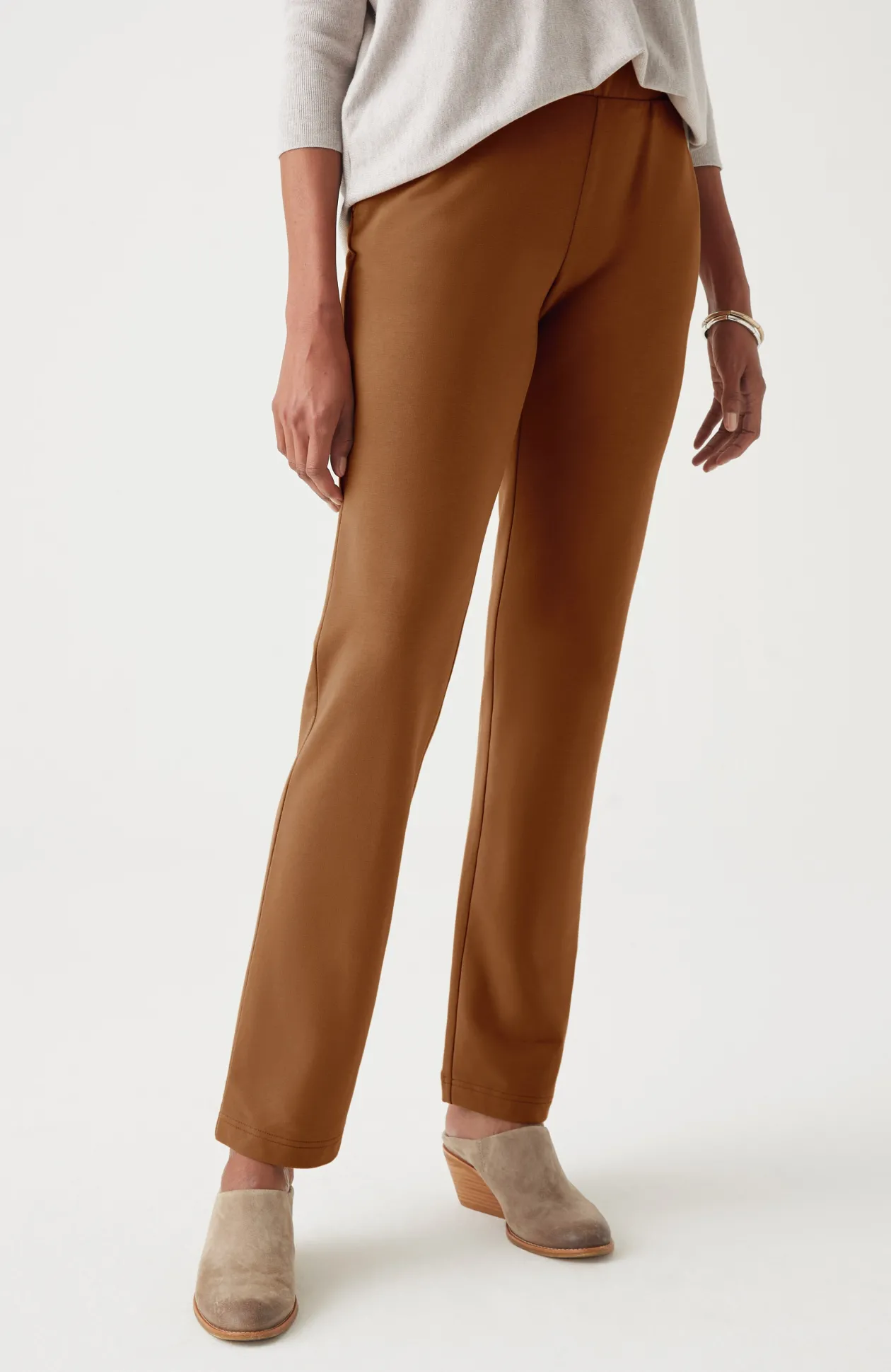 Pure Jill Affinity Slim-Leg Pants