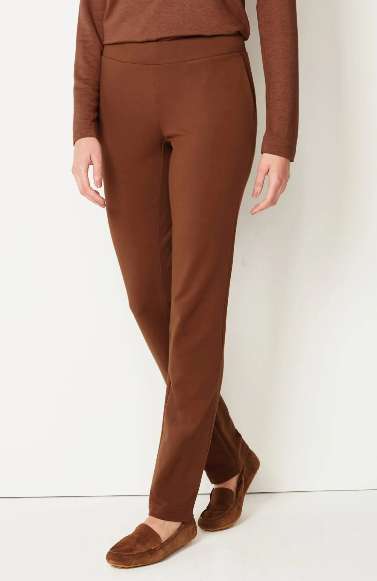 Pure Jill Affinity Slim-Leg Pants
