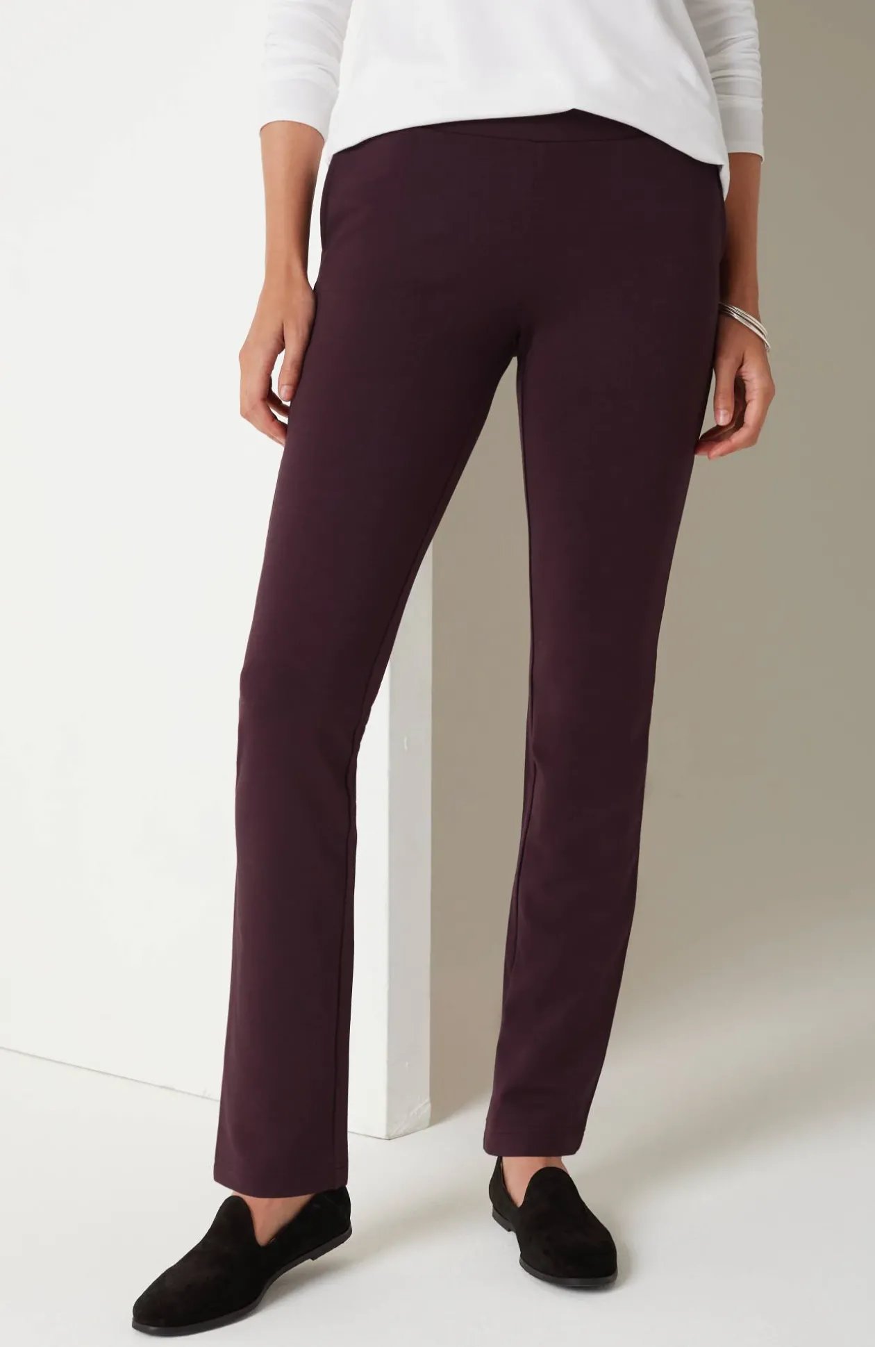Pure Jill Affinity Slim-Leg Pants