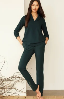 Pure Jill Affinity Slim-Leg Pants