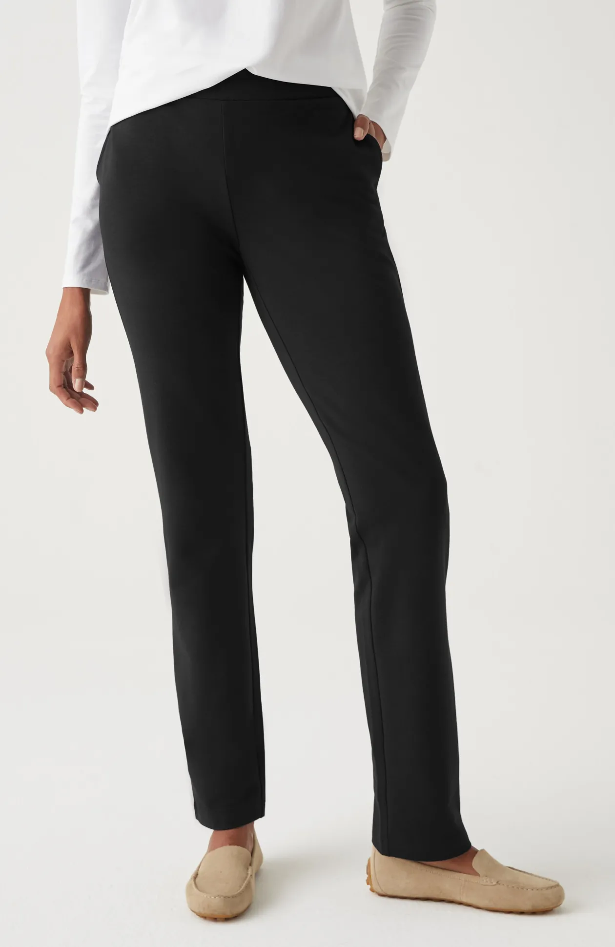 Pure Jill Affinity Slim-Leg Pants