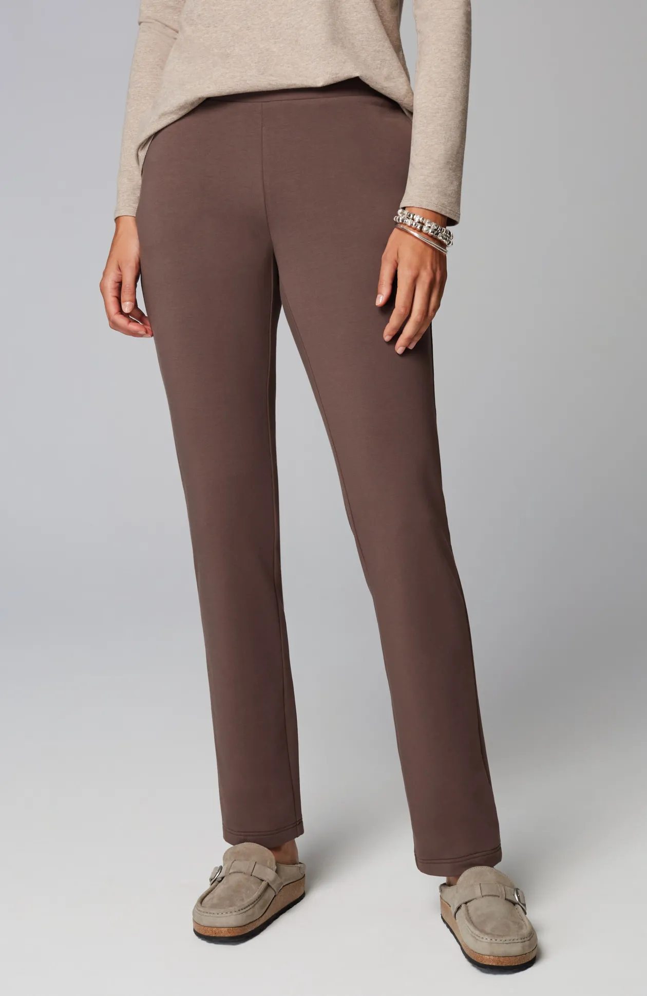 Pure Jill Affinity Slim-Leg Pants