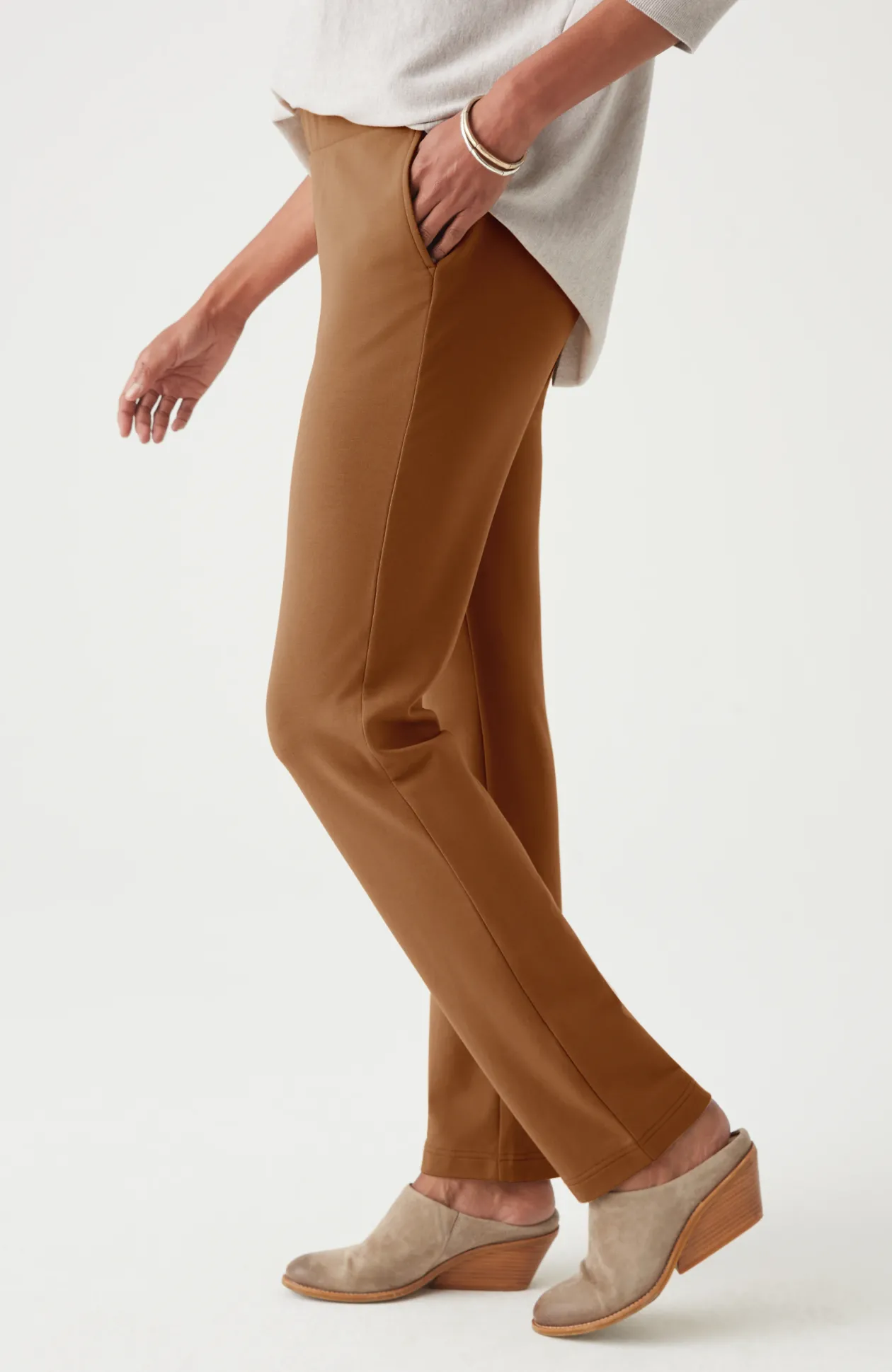 Pure Jill Affinity Slim-Leg Pants