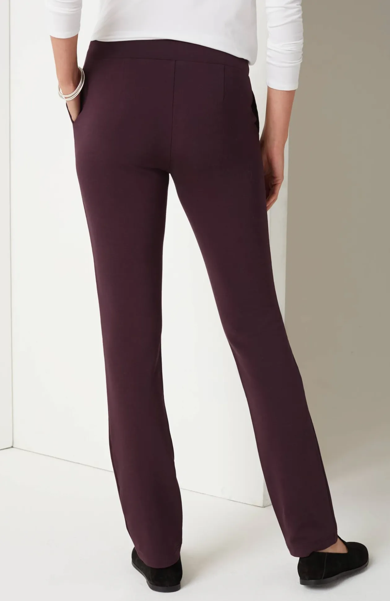Pure Jill Affinity Slim-Leg Pants