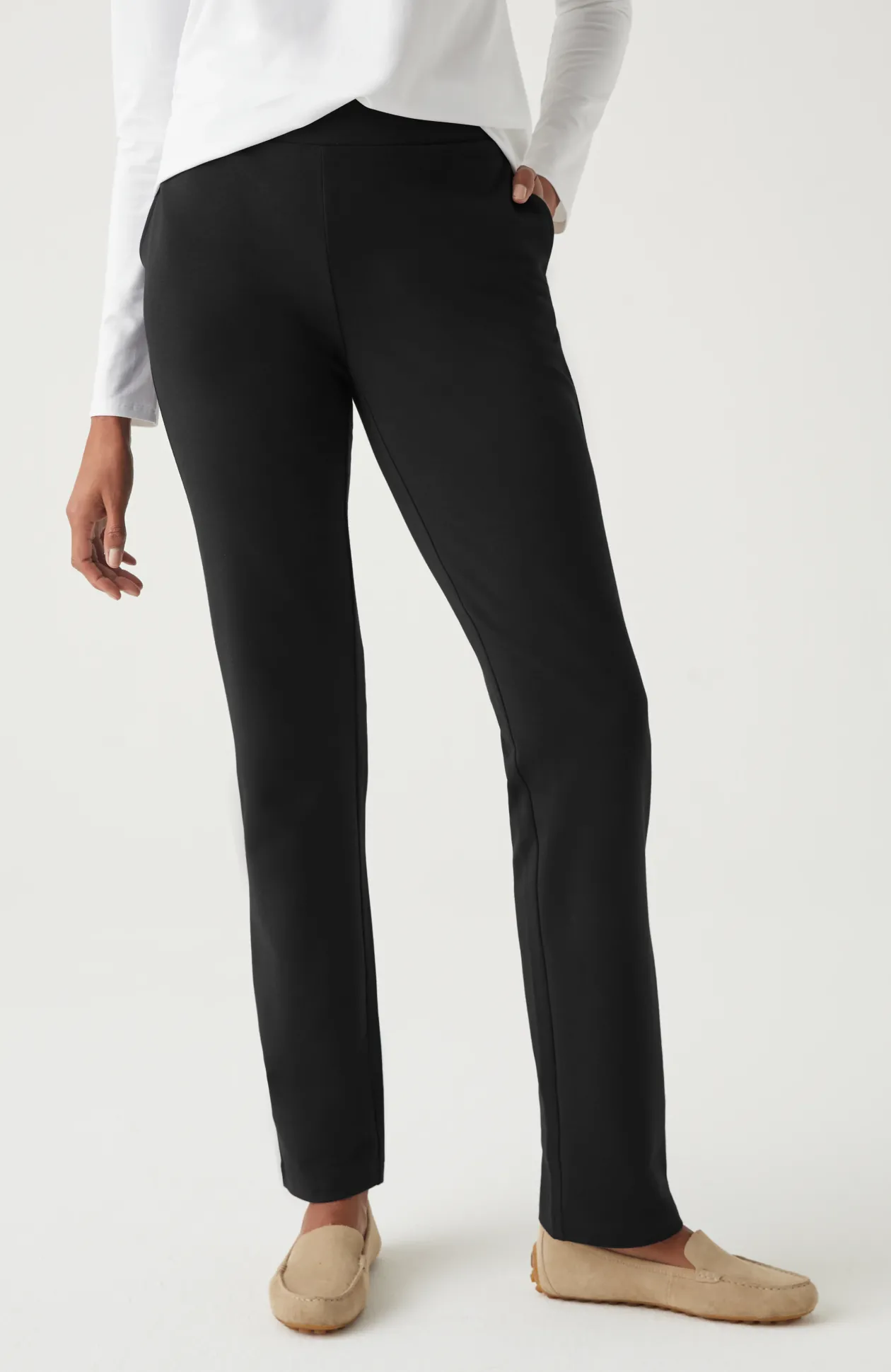 Pure Jill Affinity Slim-Leg Pants