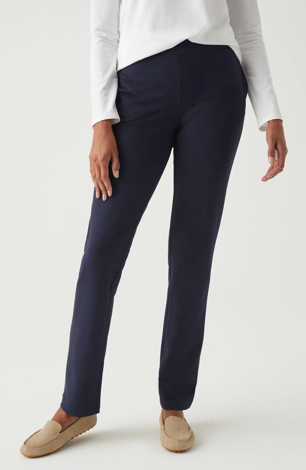 Pure Jill Affinity Slim-Leg Pants
