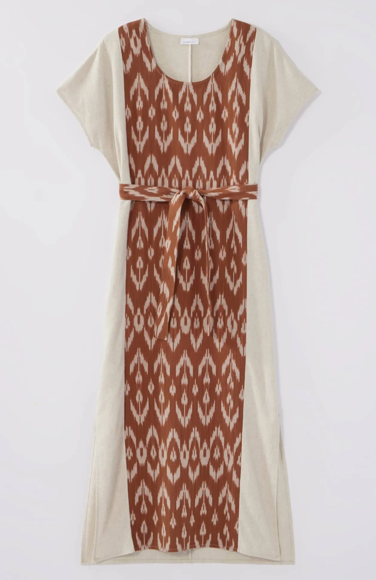 Pure Jill Belted Ikat Dress