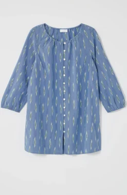 Pure Jill Button-Front Tunic