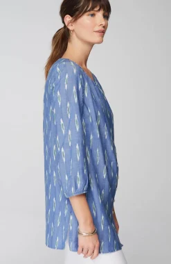 Pure Jill Button-Front Tunic