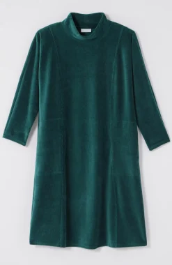 Pure Jill Corded-Velour Dress