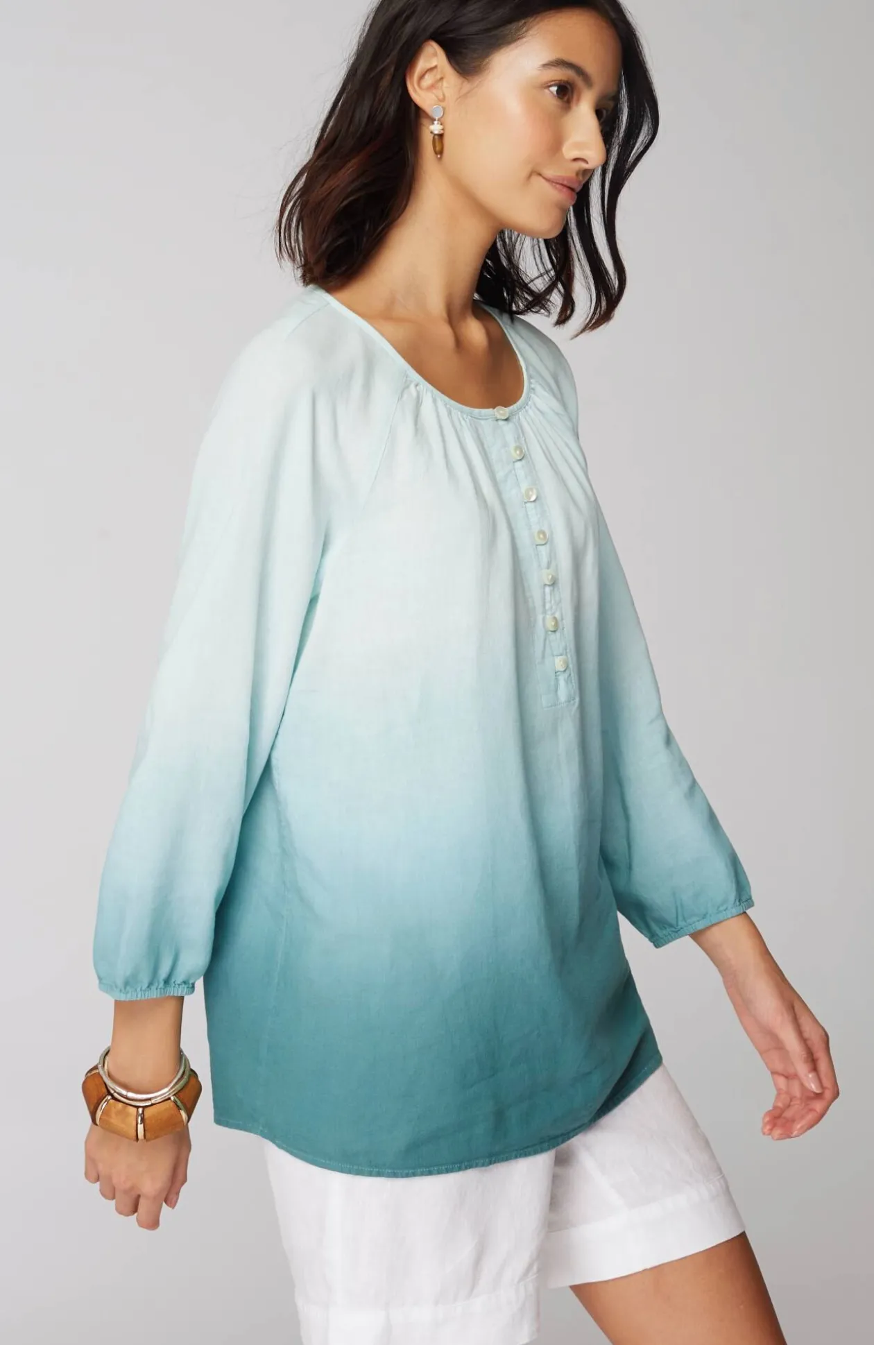 Pure Jill Dip-Dyed Top
