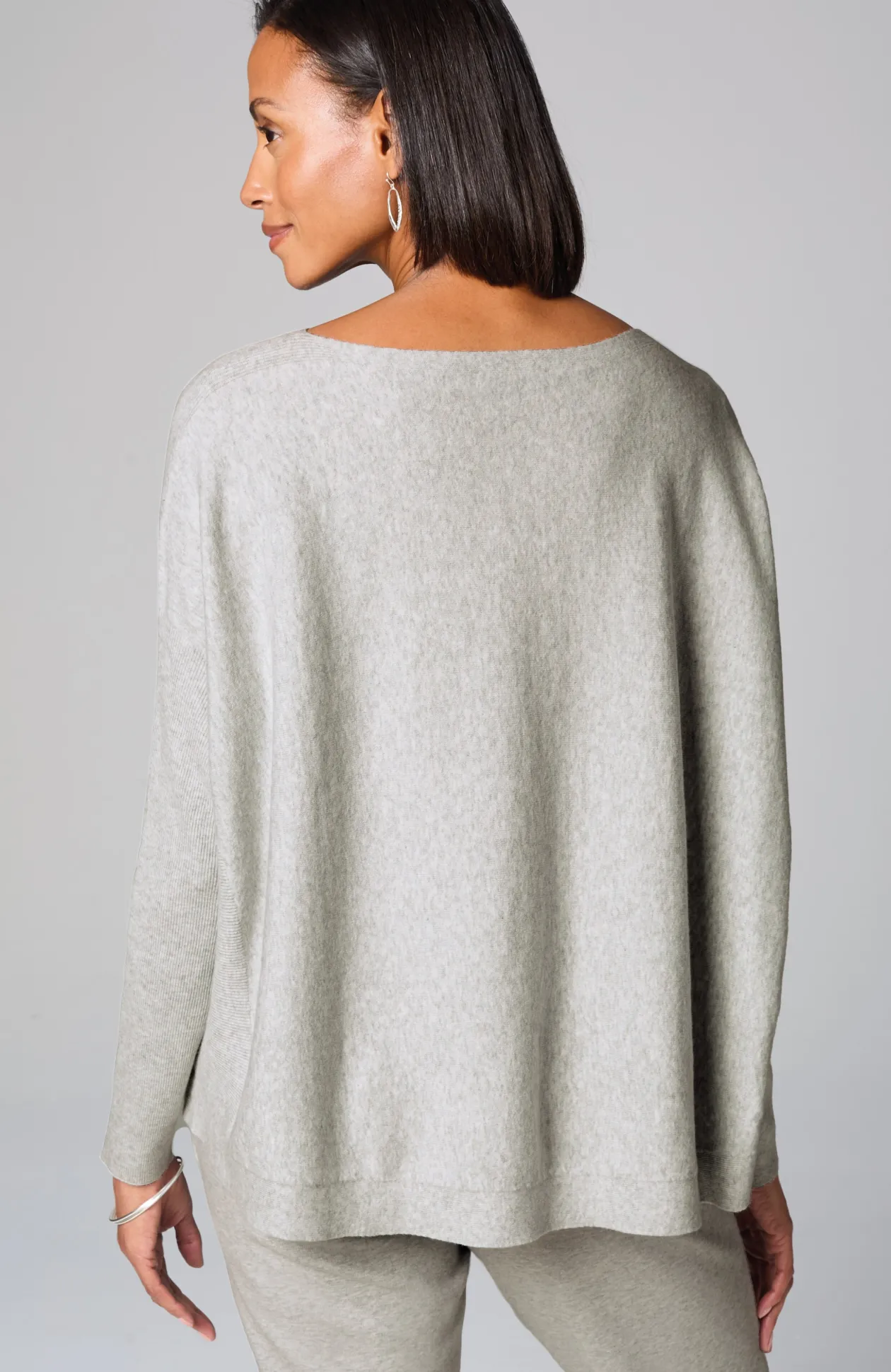 Pure Jill Dolman-Sleeve Sweater