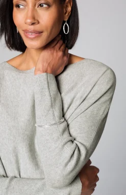 Pure Jill Dolman-Sleeve Sweater