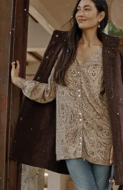 Pure Jill Double-Button Tunic