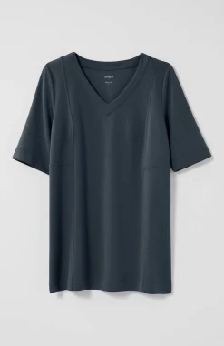Pure Jill Double-Knit Seamed Tunic
