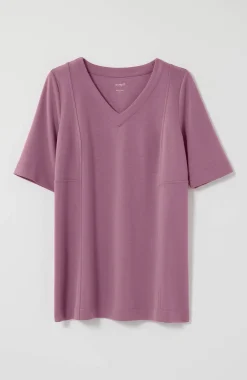 Pure Jill Double-Knit Seamed Tunic