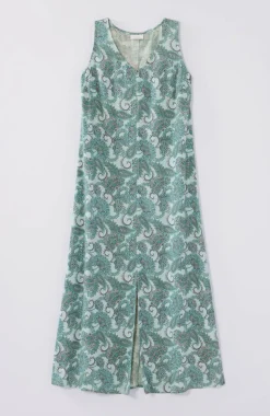 Pure Jill Etched Paisley Dress