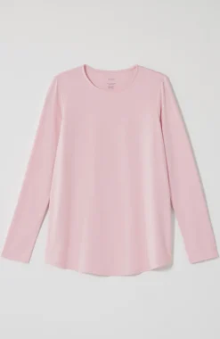 Pure Jill Long-Sleeve Shirttail Tee