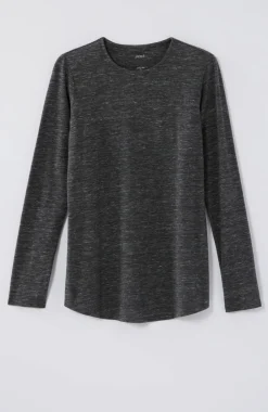 Pure Jill Long-Sleeve Shirttail Tee