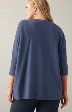 Pure Jill Oversized V-Neck Sweater