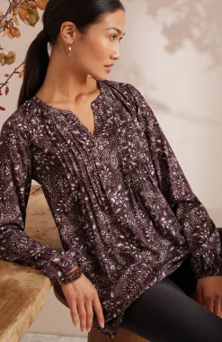 Pure Jill Pintucked Blouse