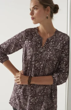 Pure Jill Pintucked Blouse