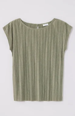 Pure Jill Pleated Dolman-Sleeve Top
