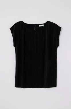 Pure Jill Pleated Dolman-Sleeve Top
