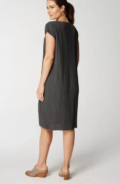 Pure Jill Pleated Knit Dress